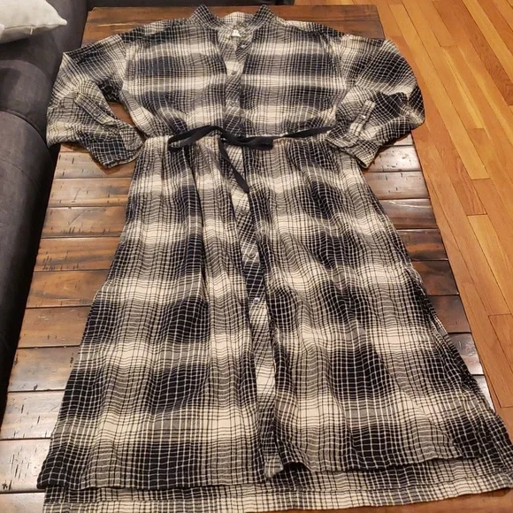 Joie ardine flannel shirt dress - Picture 4 of 9